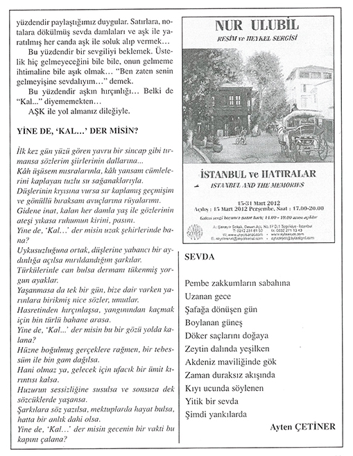 1 AKS DERGİSİ MART-NİSAN 2012 DEVAM